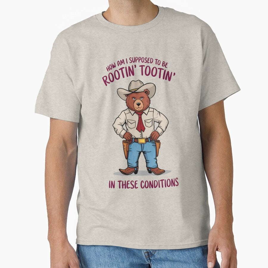 rootin tootin, cowboy, possum, tootin, meme, rootin, wild west by happinesproject T-Shirts, Hoodie, Sweatshirt (Image 1)