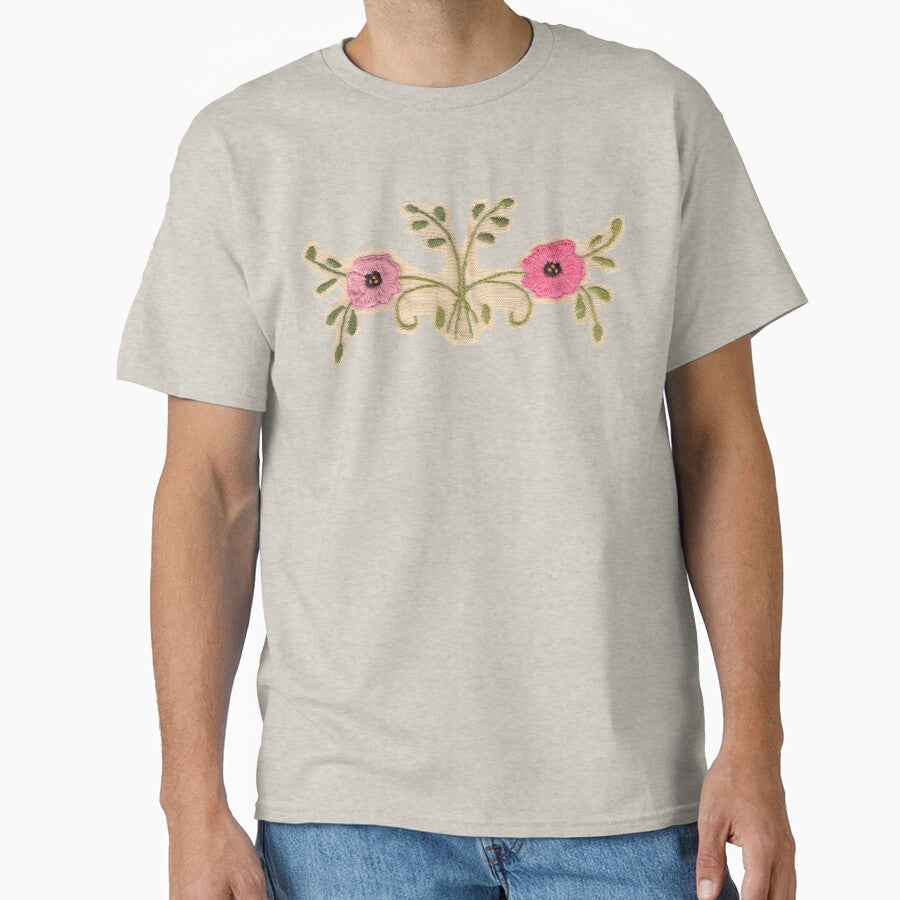 Embroidered flowers A by Julianum T-Shirts, Hoodie, Sweatshirt | BlankRebels.com (Image 1)