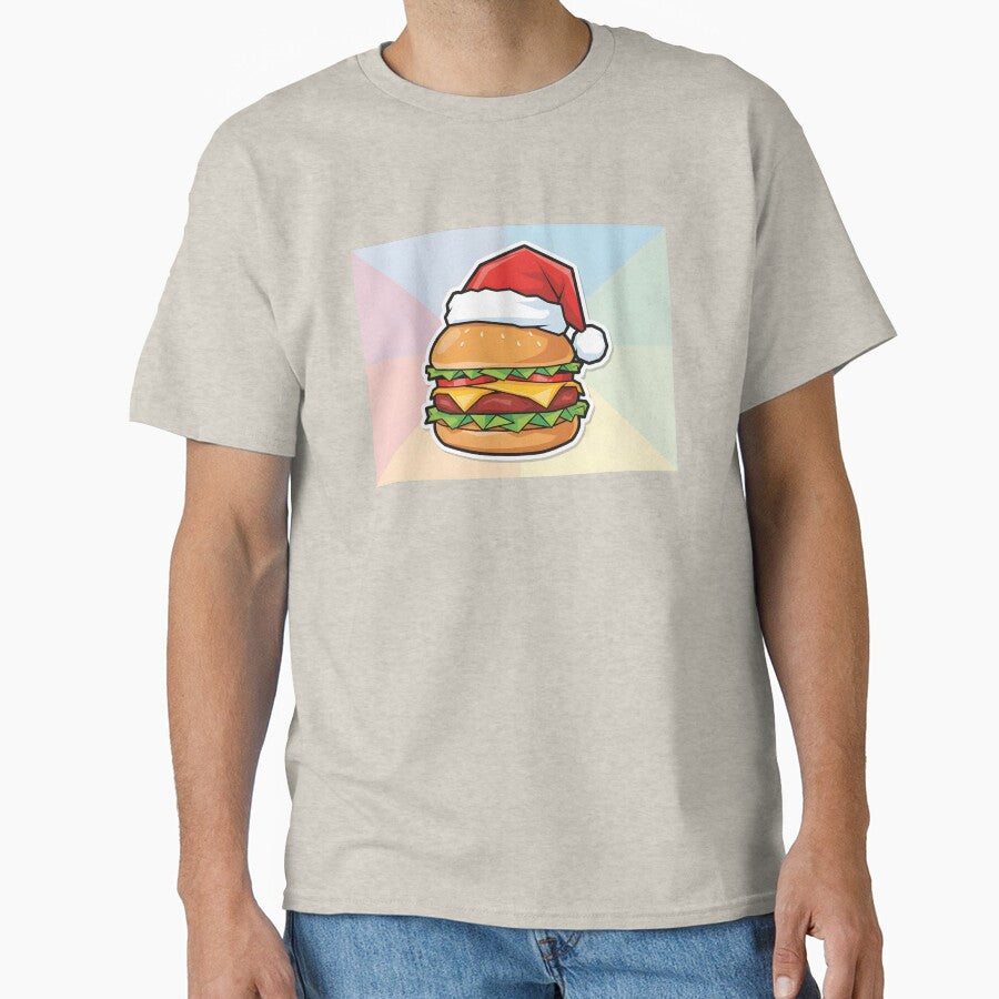 Cute christmas hamburger by mayatA-rt T-Shirts, Hoodie, Sweatshirt | BlankRebels.com (Image 1)