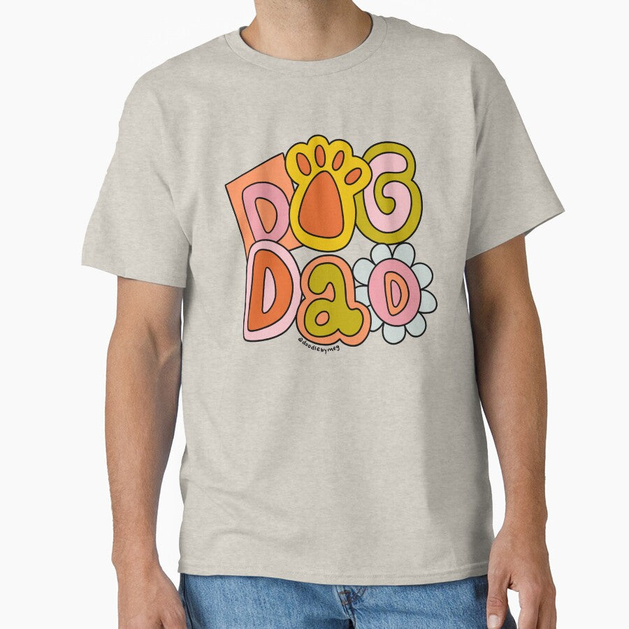 Dog Dad by doodlebymeg T-Shirts, Hoodie, Sweatshirt | BlankRebels.com (Image 1)