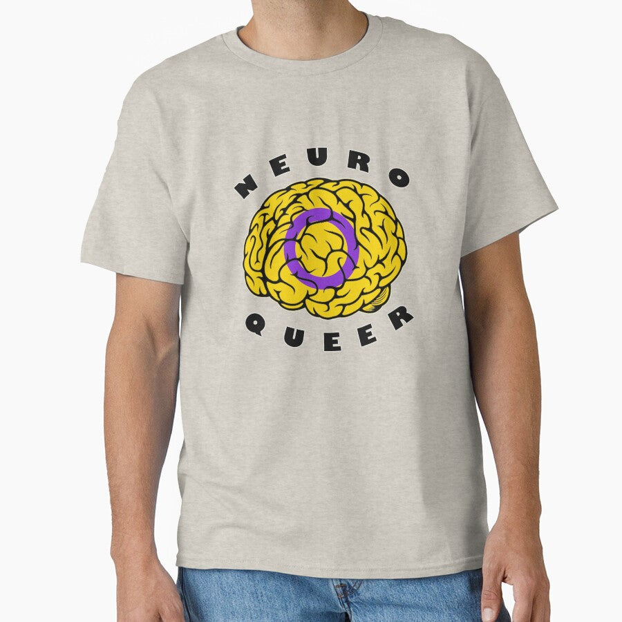 Neuroqueer Brain - Intersex Colors by AutisticBanshee T-Shirts, Hoodie, Sweatshirt | BlankRebels.com (Image 1)