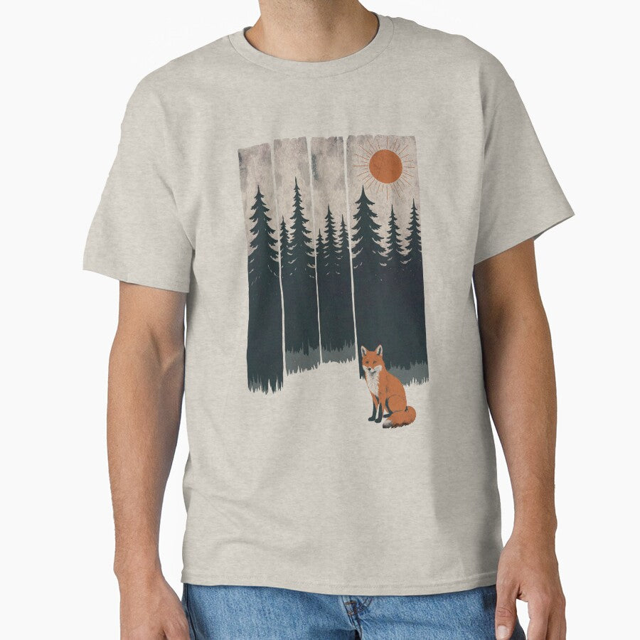 A fox in the wild, outdoor and nature lover,s fox Silhouette In Beautiful Nature, mountains, outdoors,... (Image 1)