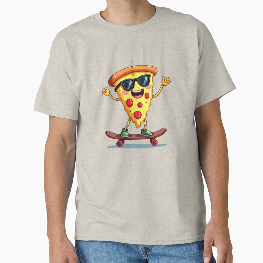 Funny Pizza - Hilarious Slice by KhadijaBatool38 T-Shirts, Hoodie, Sweatshirt | BlankRebels.com (Image 1)
