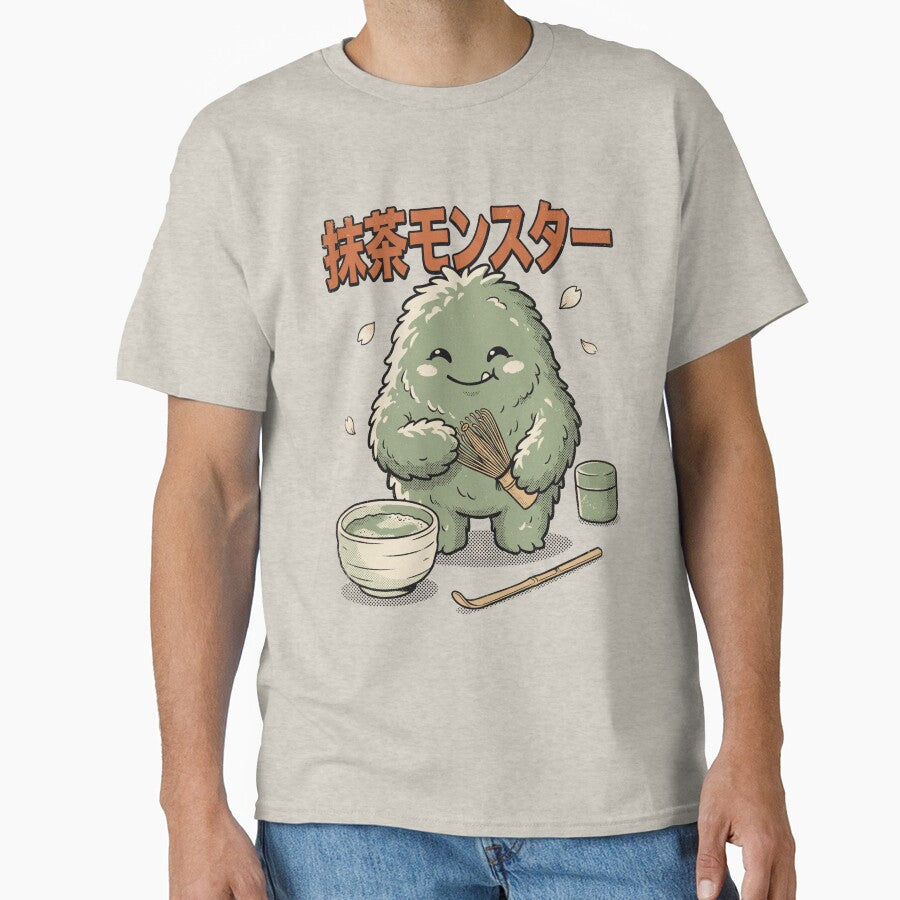Matcha Monster Cute Japanese Tea Art by Moo7shop T-Shirts, Hoodie, Sweatshirt | BlankRebels.com (Image 1)