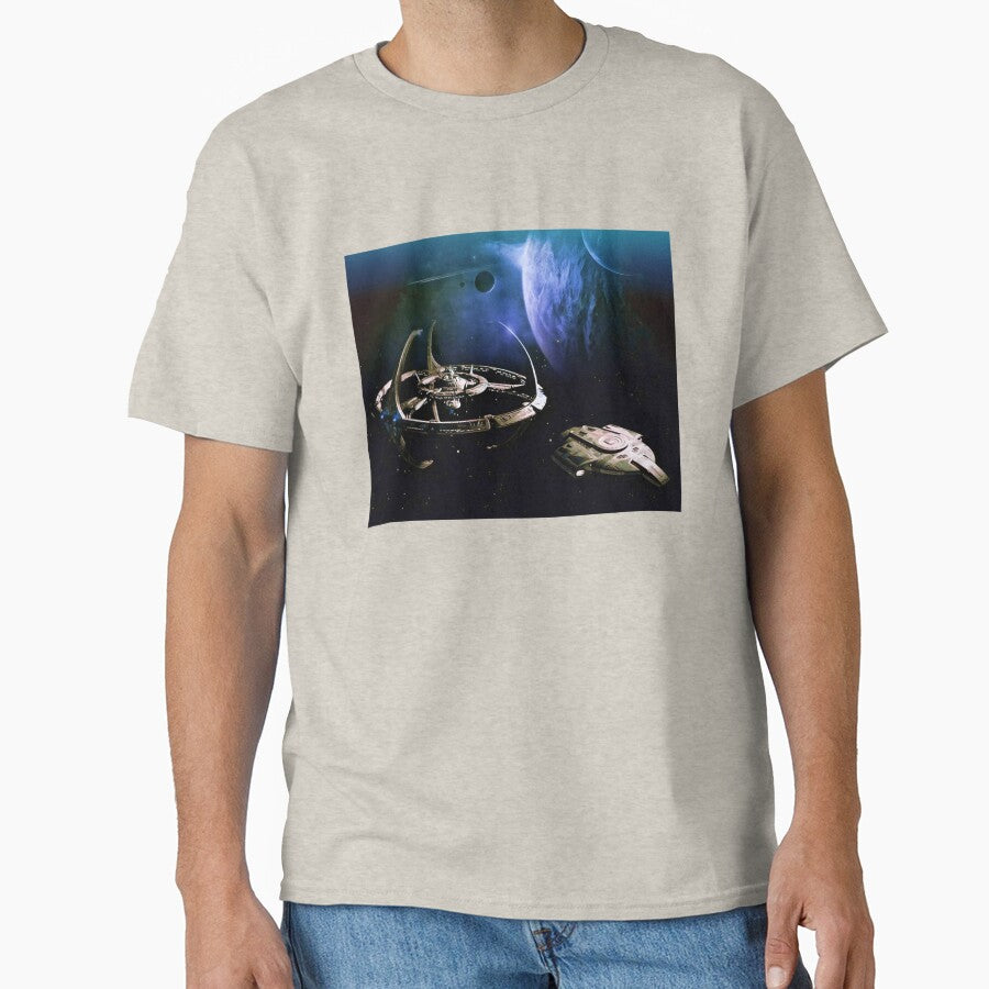 Post Terok Nor Space Station and Ship by orionlodubyal T-Shirts, Hoodie, Sweatshirt | BlankRebels.com (Image 1)