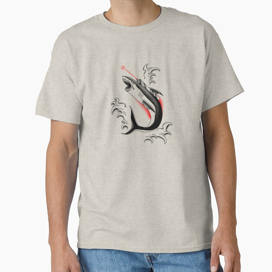 Laser shark 1 by Tuffytats T-Shirts, Hoodie, Sweatshirt | BlankRebels.com (Image 1)