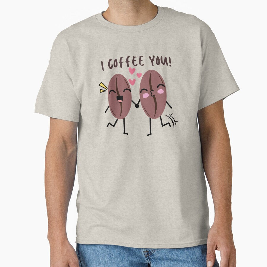 I Coffee You Love Coffee Beans by happiecatstore T-Shirts, Hoodie, Sweatshirt | BlankRebels.com (Image 1)