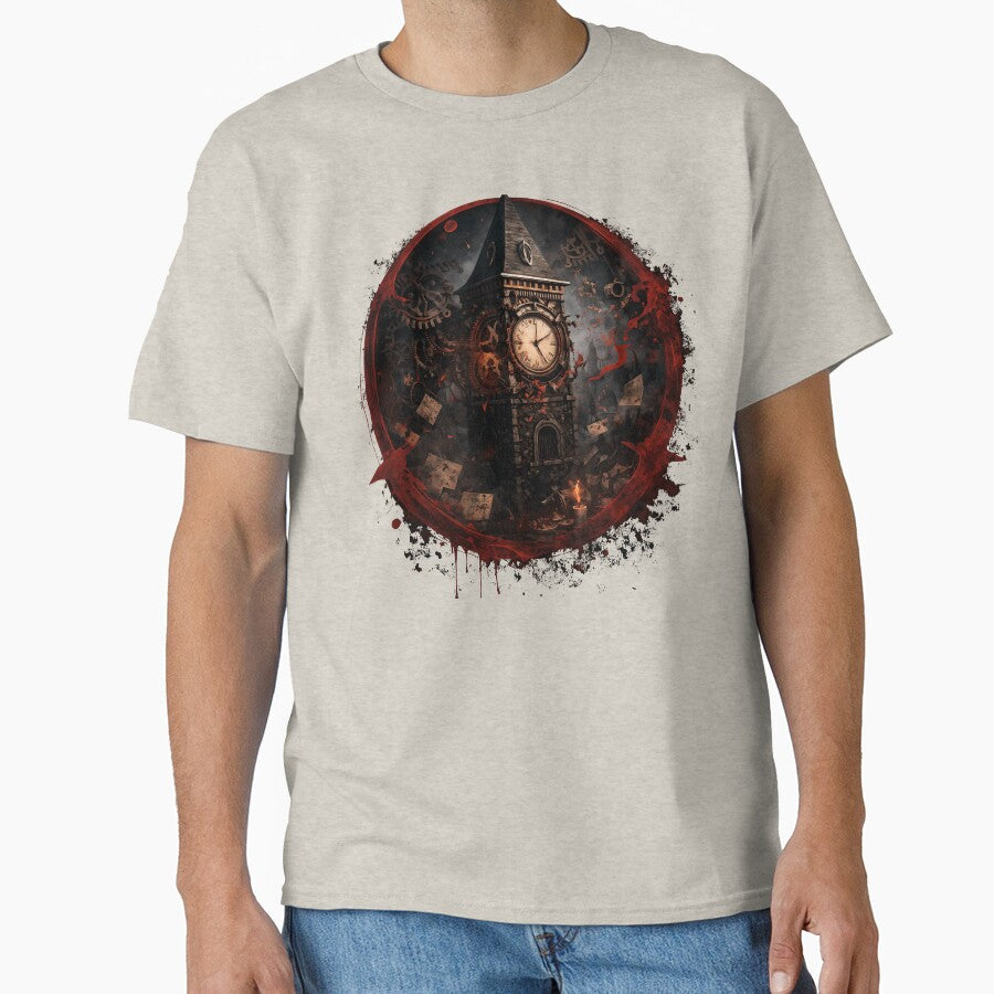 BOTC - A Blood splattered clocktower - Whispering Gears by creative-cub T-Shirts, Hoodie, Sweatshirt (Image 1)