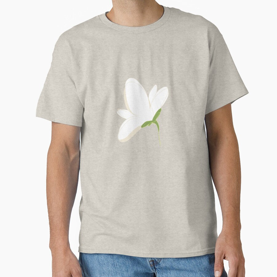 White flower by YUNIBARS T-Shirts, Hoodie, Sweatshirt | BlankRebels.com (Image 1)