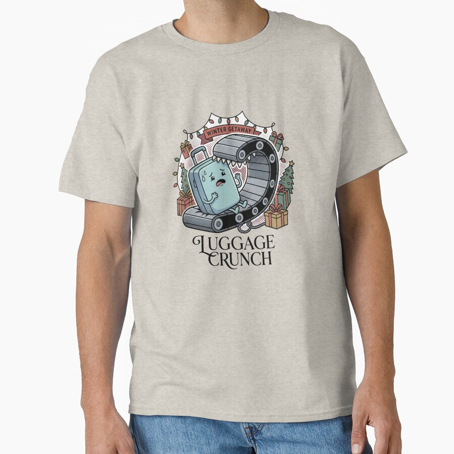 Holiday Travel Chaos – Checked Bag: Good Luck to Us All 2 by PIXelayDesigns T-Shirts, Hoodie, Sweatshirt (Image 1)