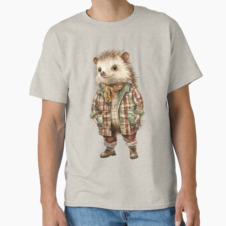 Cottagecore Hedgehog by bapupa T-Shirts, Hoodie, Sweatshirt | BlankRebels.com (Image 1)