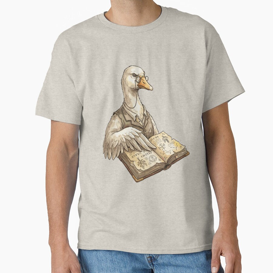 Vintage Dark Academia: Grimoire Goose by bapupa T-Shirts, Hoodie, Sweatshirt | BlankRebels.com (Image 1)