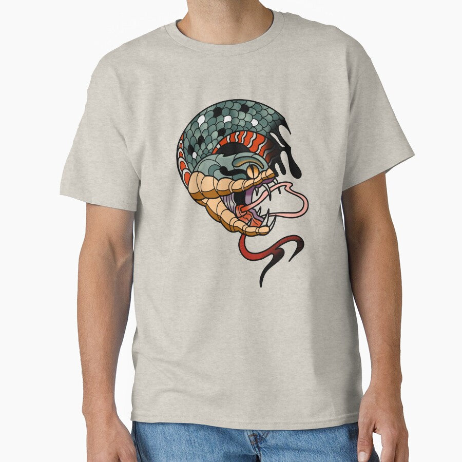 Neo trad snake by X1810x T-Shirts, Hoodie, Sweatshirt | BlankRebels.com (Image 1)