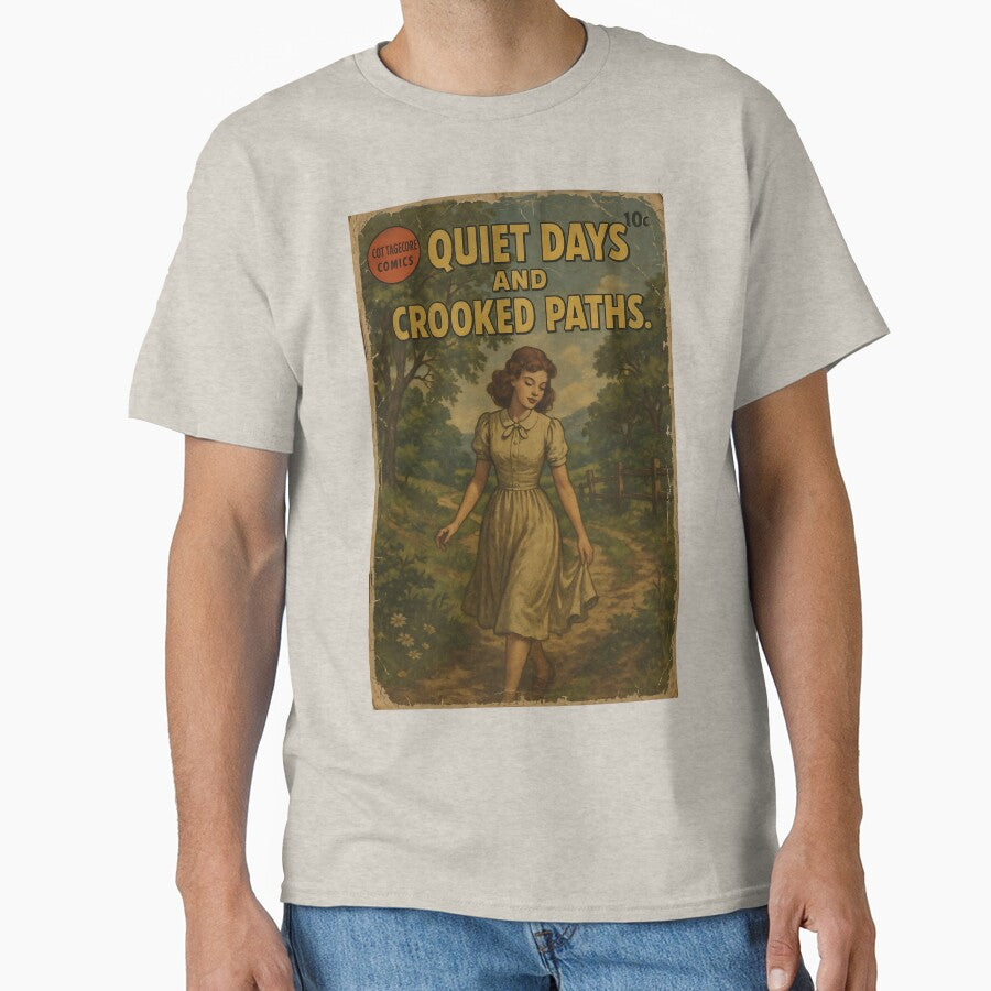 Cottagecore Aesthetic: Quiet days and crooked paths by bapupa T-Shirts, Hoodie, Sweatshirt | BlankRebels.com (Image 1)