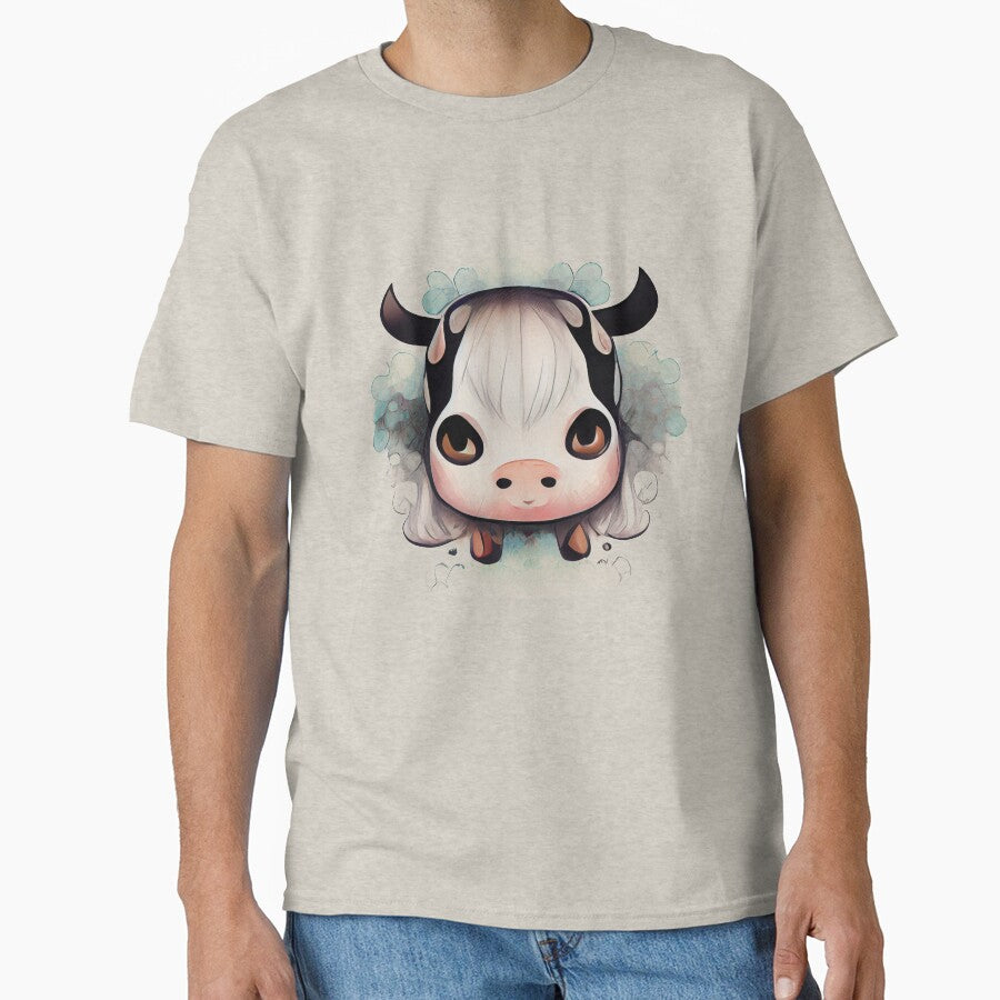 Chibi cow by Bratak T-Shirts, Hoodie, Sweatshirt | BlankRebels.com (Image 1)
