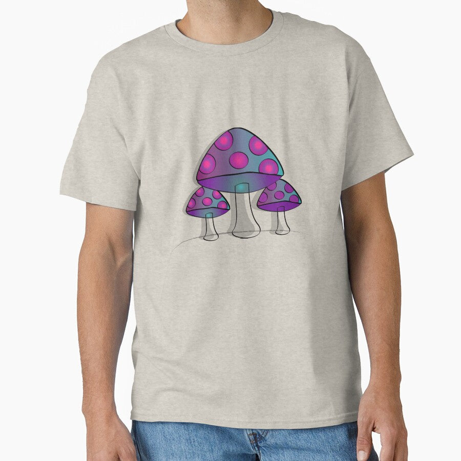 Purple Hazee Mushroom by melissacsntno T-Shirts, Hoodie, Sweatshirt | BlankRebels.com (Image 1)