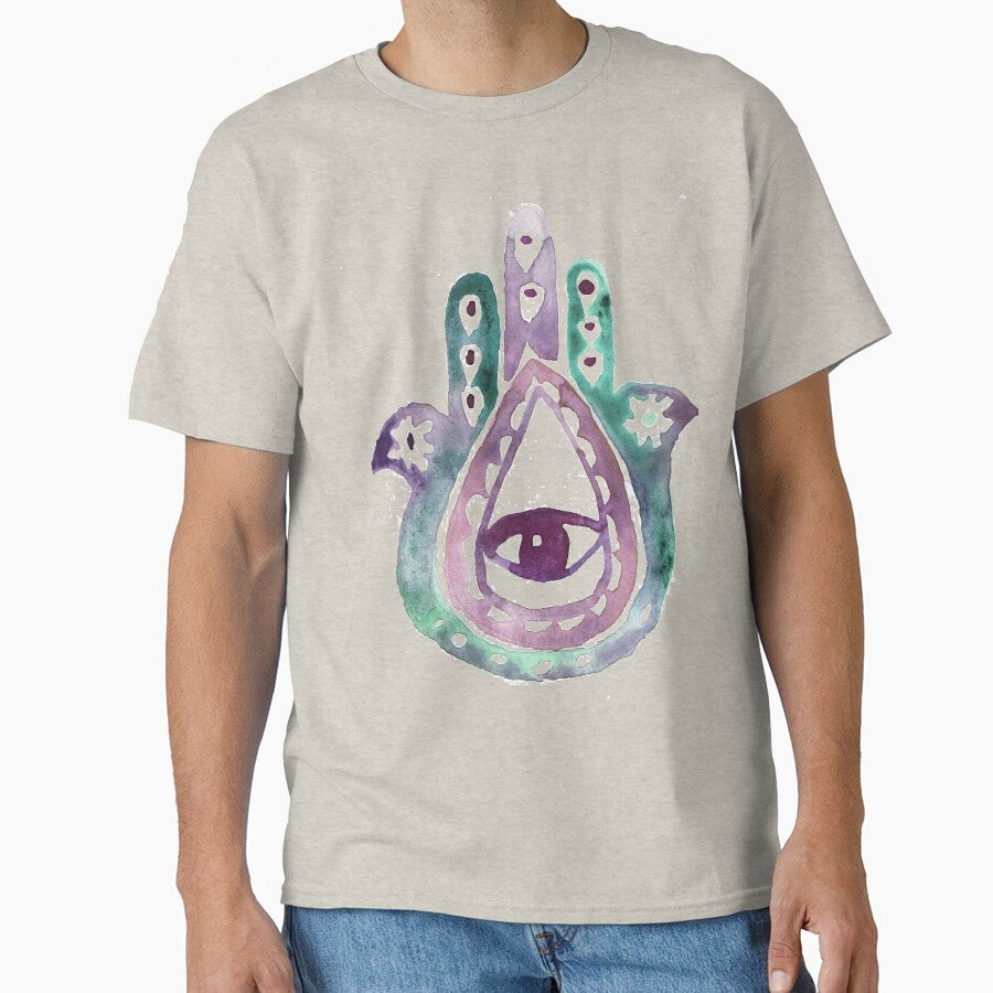 Hamsa Hand 2 by Jill Ra T-Shirts, Hoodie, Sweatshirt | BlankRebels.com (Image 1)