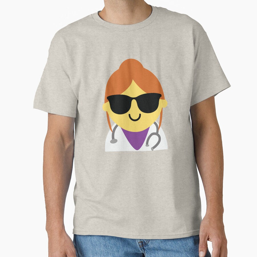 Doctor Girl Emoji by HippoEmo T-Shirts, Hoodie, Sweatshirt | BlankRebels.com (Image 1)