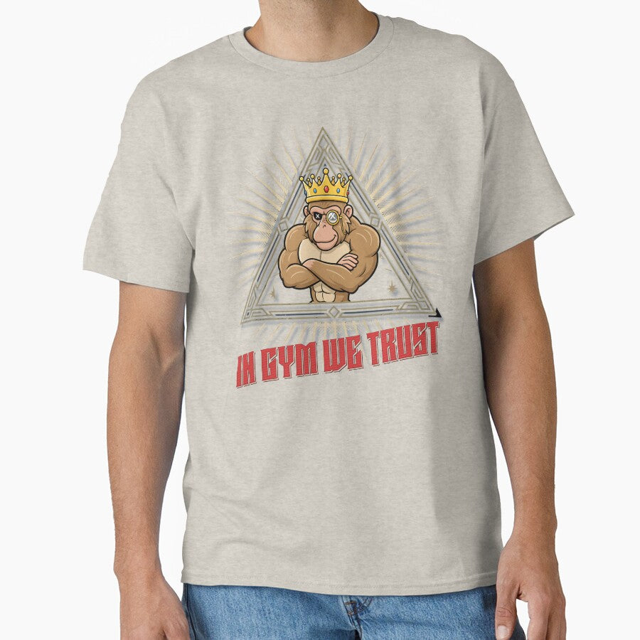 In Gym We Trust | Beak Bros Motivational Fitness Design by BeakBros T-Shirts, Hoodie, Sweatshirt | BlankRebels.com (Image 1)