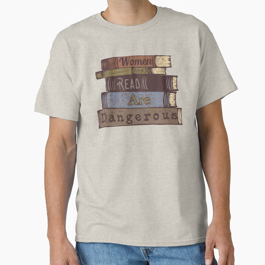 Women Who Read are Dangerous by Littlebadwren T-Shirts, Hoodie, Sweatshirt | BlankRebels.com (Image 1)