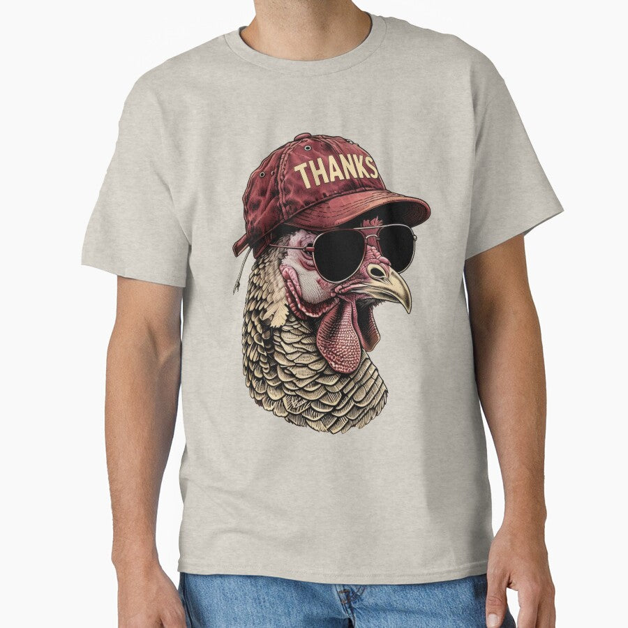 Funny Thanksgiving Turkey by Topmaxdesign T-Shirts, Hoodie, Sweatshirt | BlankRebels.com (Image 1)