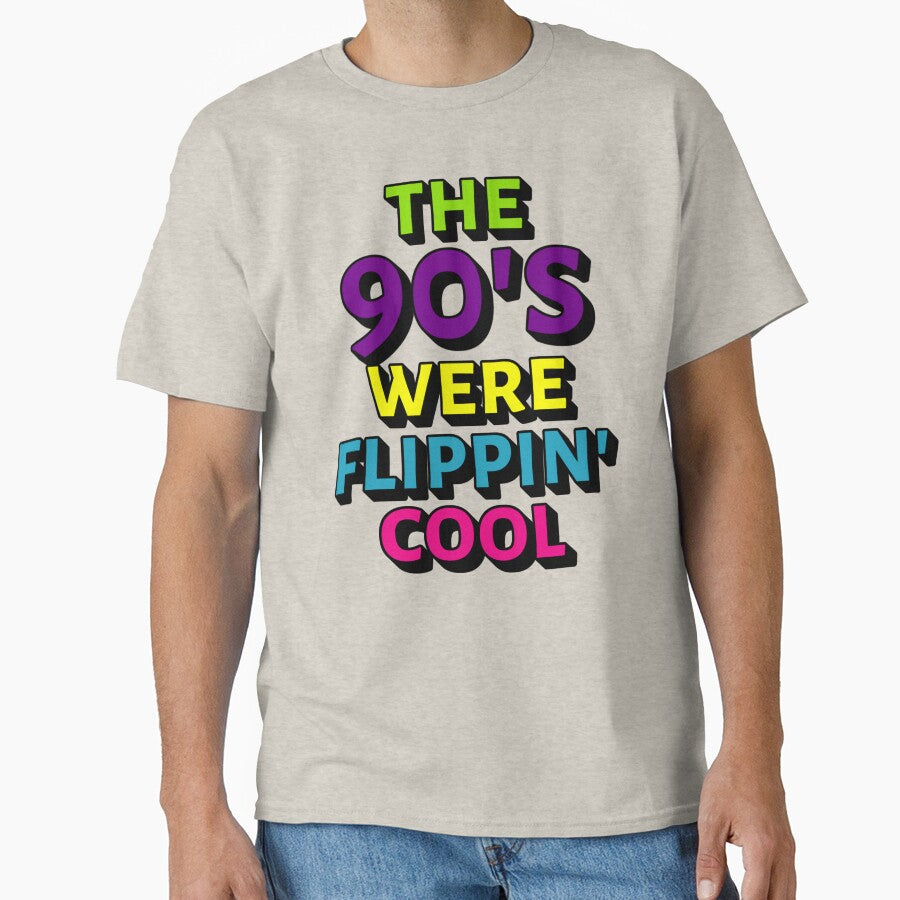 Fun The 90's Were Flippin' Cool, Ombre Pastel Retro Style Design by TrulyEpoque T-Shirts, Hoodie, Sweatshirt (Image 1)