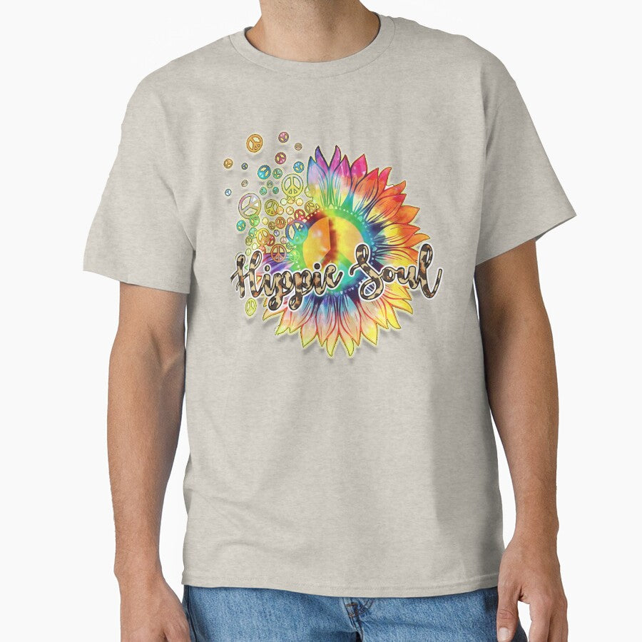 Daisy Peace Sign Hippie Soul Flower by Omega Puff T-Shirts, Hoodie, Sweatshirt | BlankRebels.com (Image 1)
