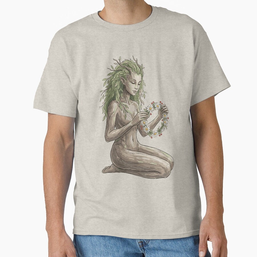 Nostalgic Cottagecore: Dryad's Daisy Crown by bapupa T-Shirts, Hoodie, Sweatshirt | BlankRebels.com (Image 1)
