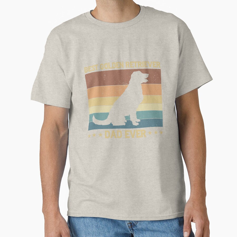 Golden Retriever lover gift for dog dad Golden Retriever dog dad gift by ElizInspires T-Shirts, Hoodie, Sweatshirt (Image 1)