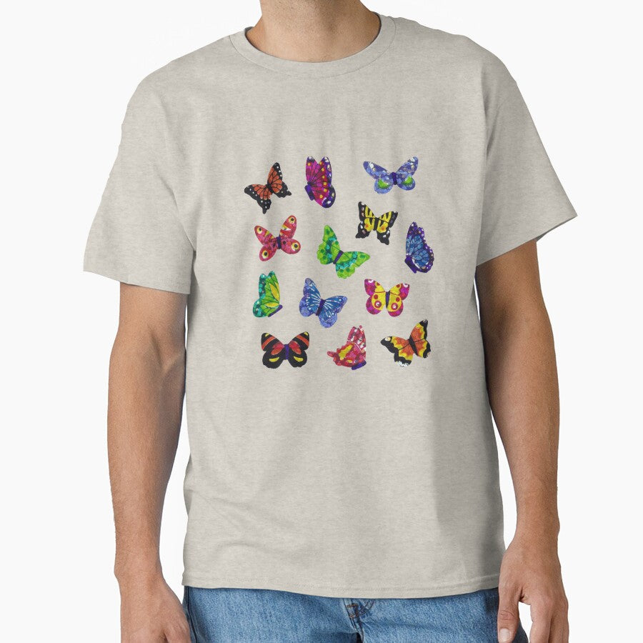 Vintage Glittery Butterflies by CyrelleLana T-Shirts, Hoodie, Sweatshirt | BlankRebels.com (Image 1)