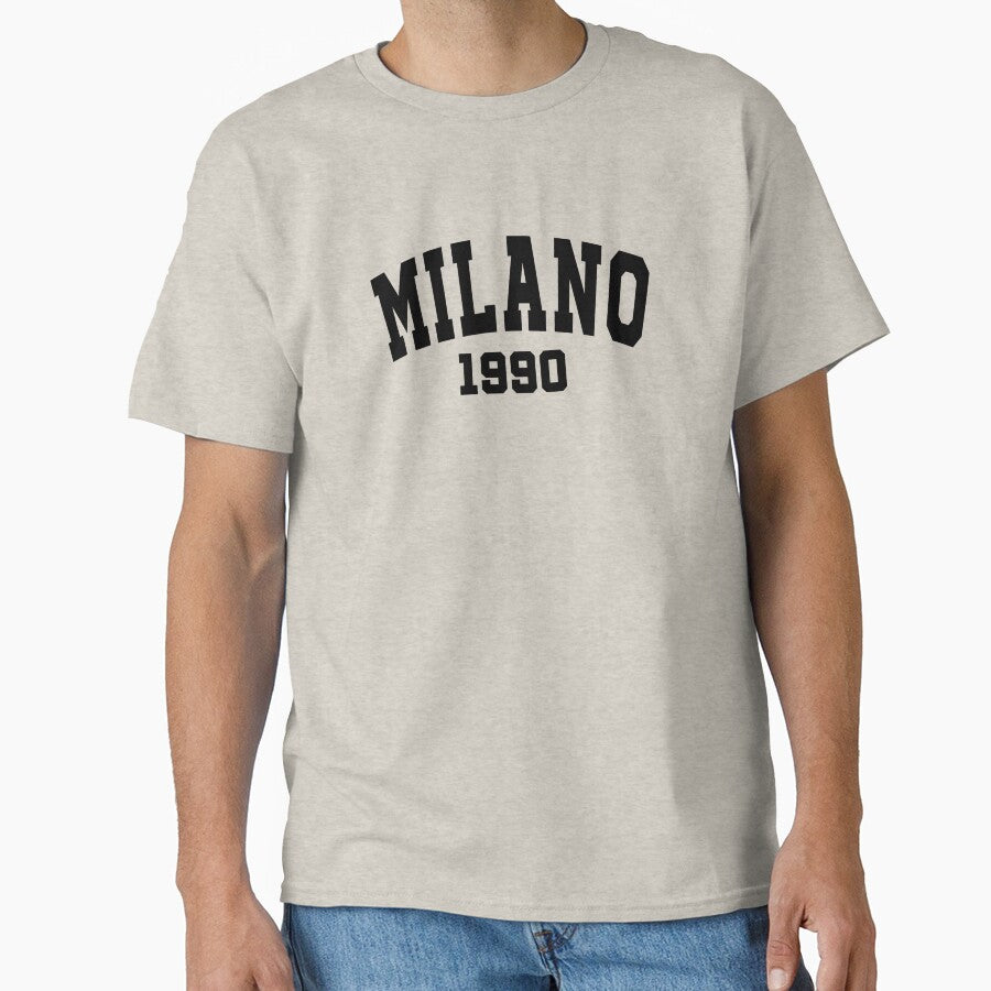 Milano 1990 Sweatshirt Text Black by Penxilstudio