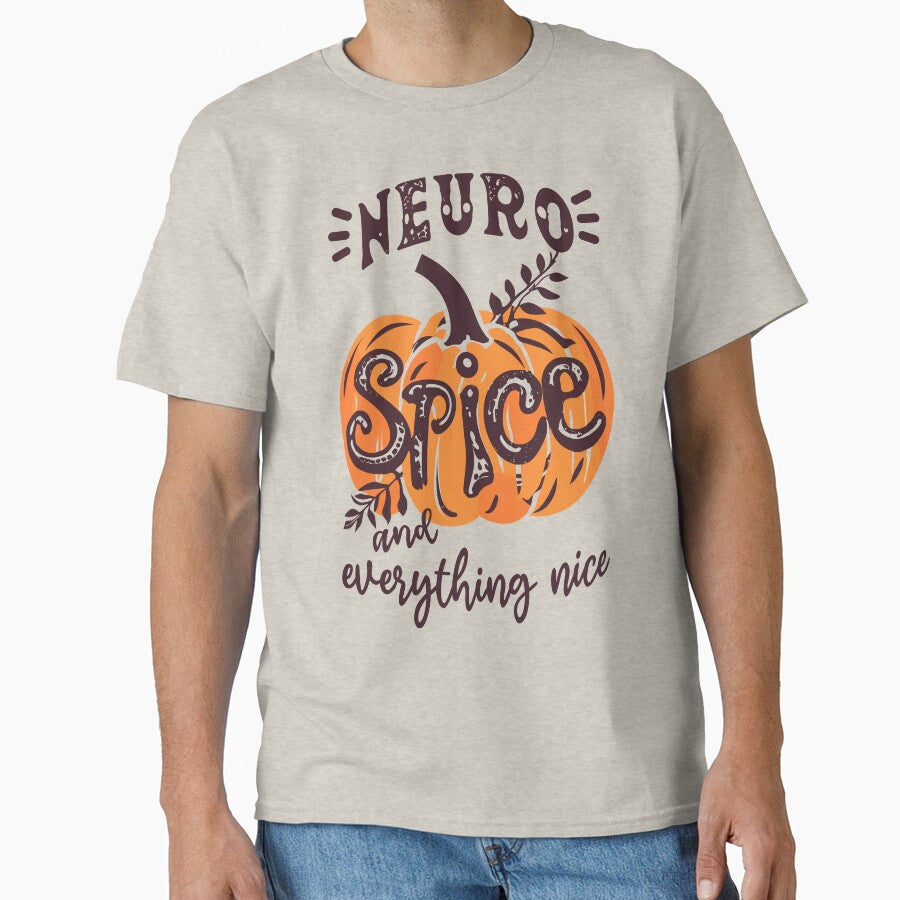 Neurospice And Everything Nice Audhd Pumpkin by SubtleSplit T-Shirts, Hoodie, Sweatshirt | BlankRebels.com (Image 1)
