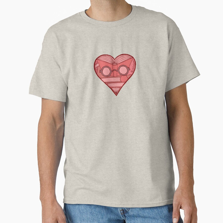 I Love Books Heart by jmdesantis T-Shirts, Hoodie, Sweatshirt | BlankRebels.com (Image 1)