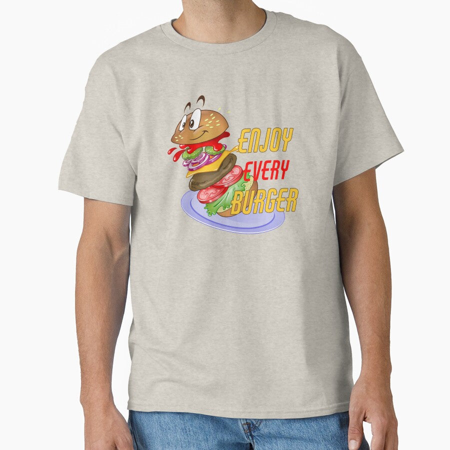 Enjoy Every Burger by hashnan21 T-Shirts, Hoodie, Sweatshirt | BlankRebels.com (Image 1)