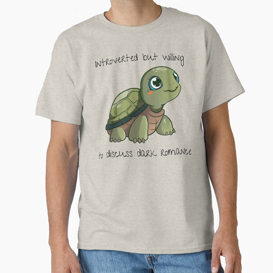 Introverted but willing to discuss dark romance by chelseahill712 T-Shirts, Hoodie, Sweatshirt | BlankRebels.com (Image 1)