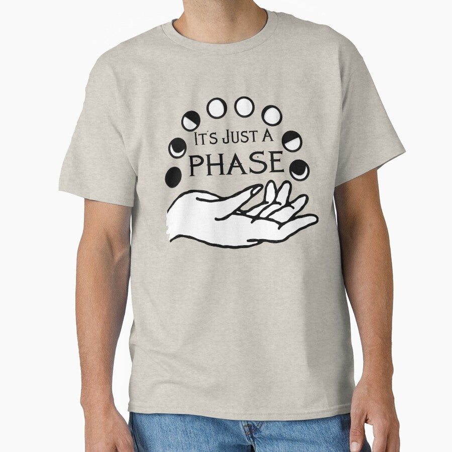 It's Just a Phase Moon Phases with Hand by Punderstandable T-Shirts, Hoodie, Sweatshirt | BlankRebels.com (Image 1)