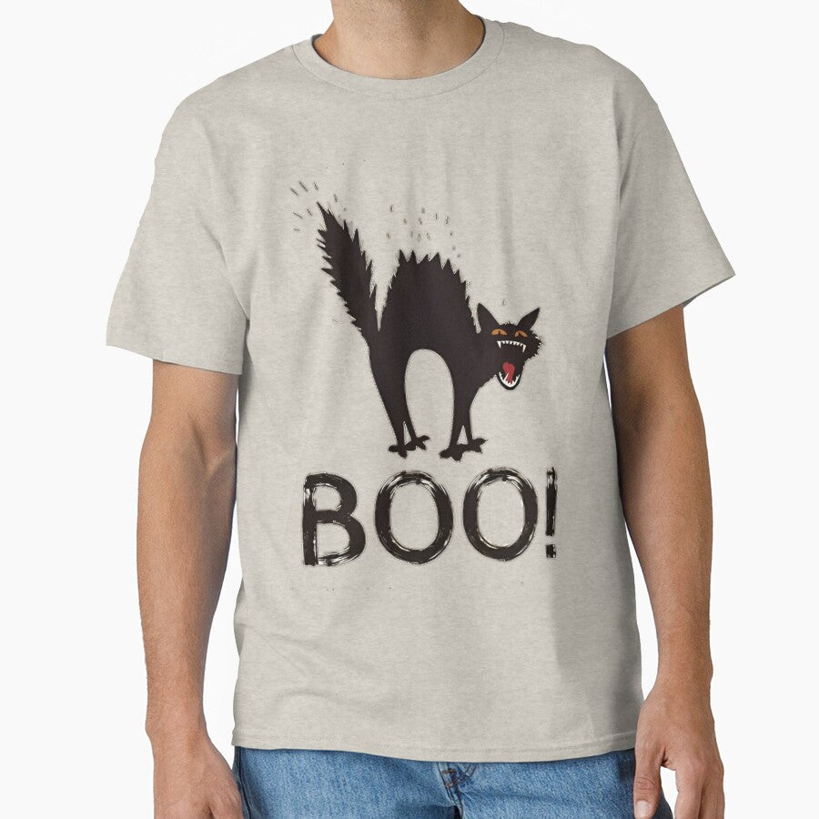 Halloween spooky black cat by Coollzone T-Shirts, Hoodie, Sweatshirt | BlankRebels.com (Image 1)