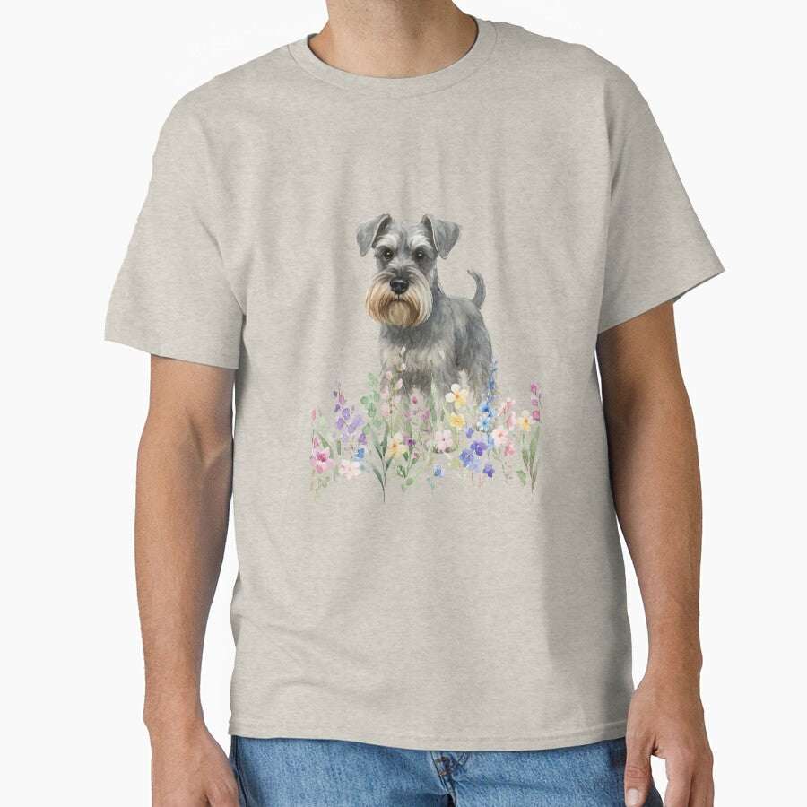 Lovely Terrier Dog — Cute & Loyal Canine Design by myinkydesigns T-Shirts, Hoodie, Sweatshirt | BlankRebels.com (Image 1)