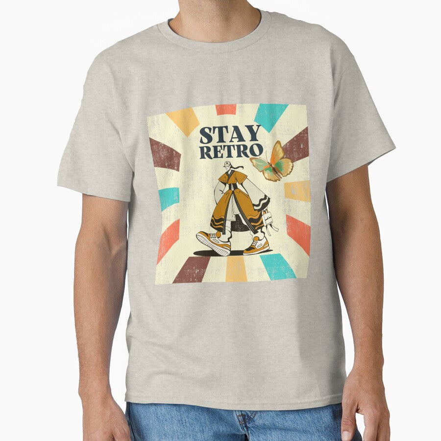 Stay Retro – Vintage Fashion Illustration by NadiTrends T-Shirts, Hoodie, Sweatshirt | BlankRebels.com (Image 1)