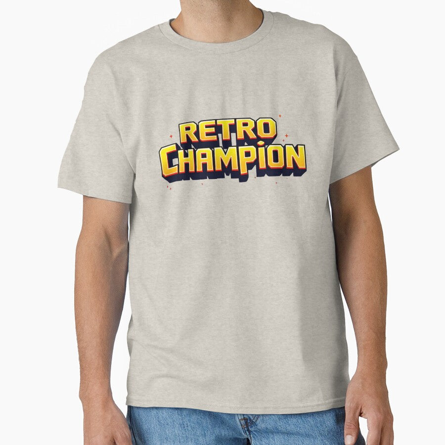 Retro Champion: Bold Gaming Victory by Jollys-ArtShop
