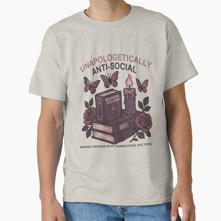 Anti Social Book Club Romance Reader by RamblingsRose T-Shirts, Hoodie, Sweatshirt | BlankRebels.com (Image 1)