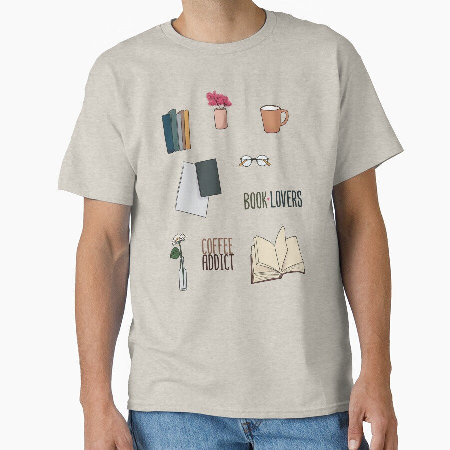 Coffee and books by CricketDoodles T-Shirts, Hoodie, Sweatshirt | BlankRebels.com (Image 1)