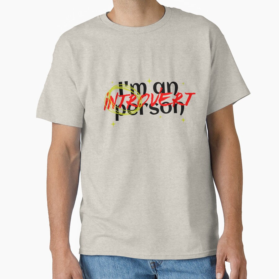 I'm an Introvert Person - Y2K Aesthetic Graphic by Emagicc T-Shirts, Hoodie, Sweatshirt | BlankRebels.com (Image 1)
