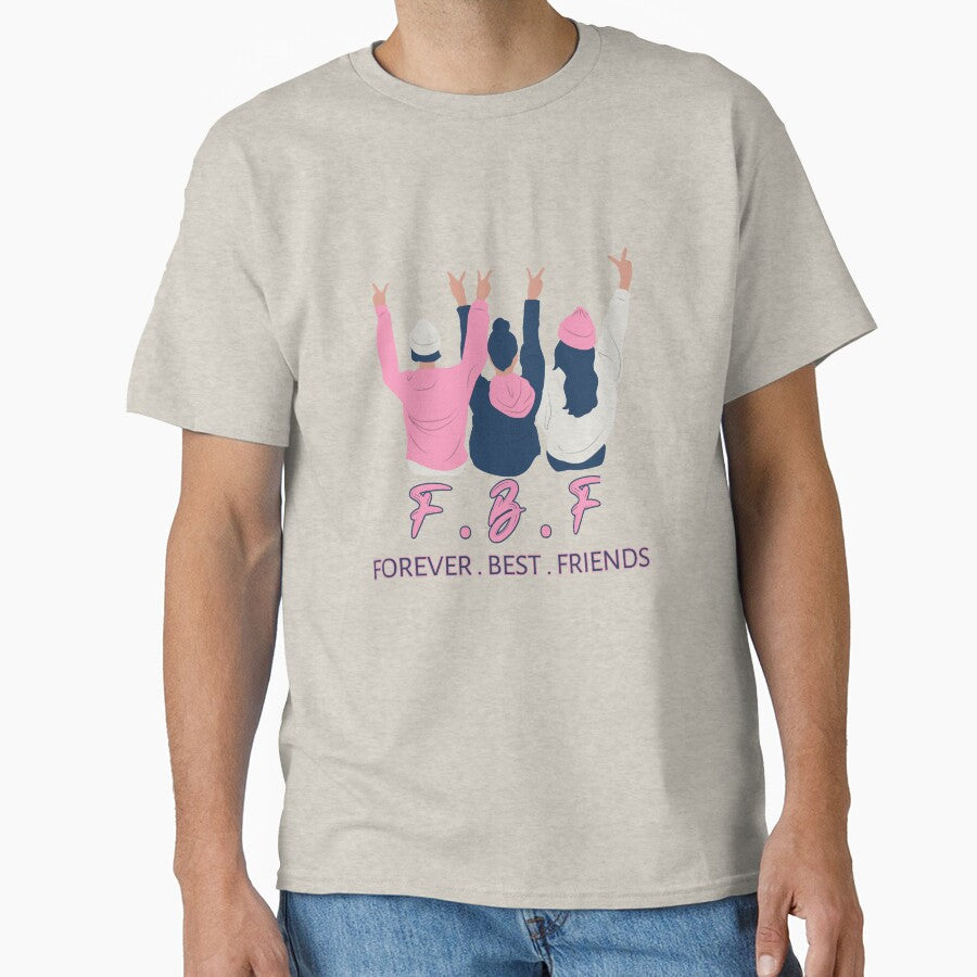 Forever.Best.Friends t-shirt / bbf t-shirt / Best friend t-shirt, by ChopshopTEXT Hoodie, Sweatshirt (Image 1)