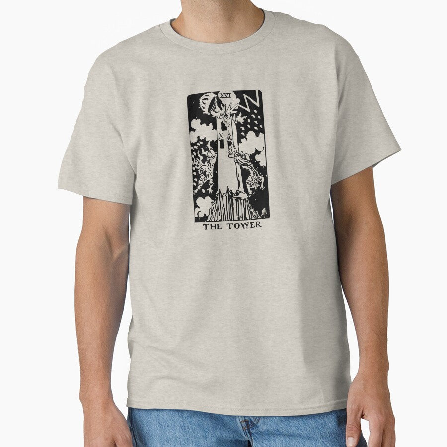 The Tower tarot card deck by Michallandsberg T-Shirts, Hoodie, Sweatshirt | BlankRebels.com (Image 1)