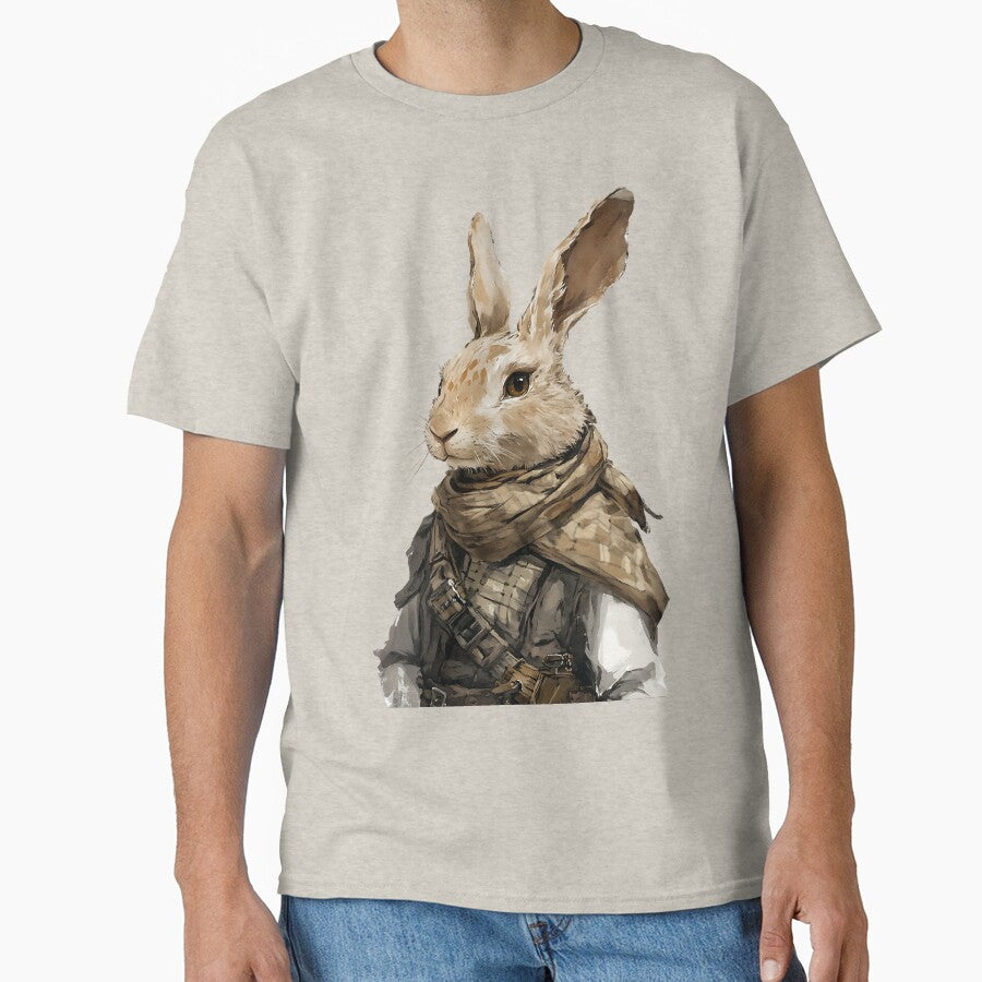 Rustic Cottagecore Rabbit by bapupa T-Shirts, Hoodie, Sweatshirt | BlankRebels.com (Image 1)
