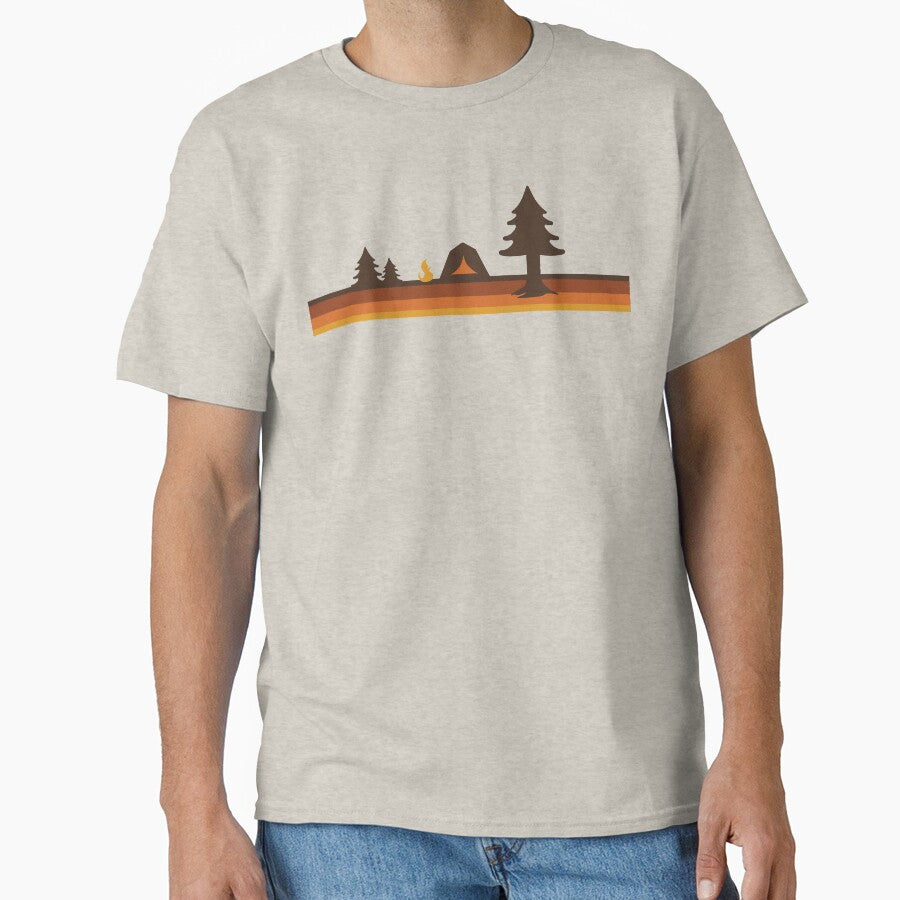 Happy Camper (Retro, 70s, Camping) by Amanda Weedmark T-Shirts, Hoodie, Sweatshirt | BlankRebels.com (Image 1)