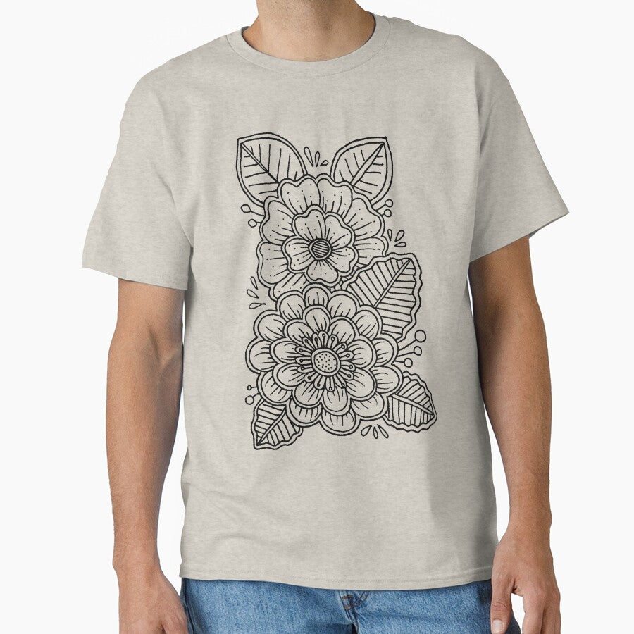 Flower Doodle by OakandtheIvy T-Shirts, Hoodie, Sweatshirt | BlankRebels.com (Image 1)