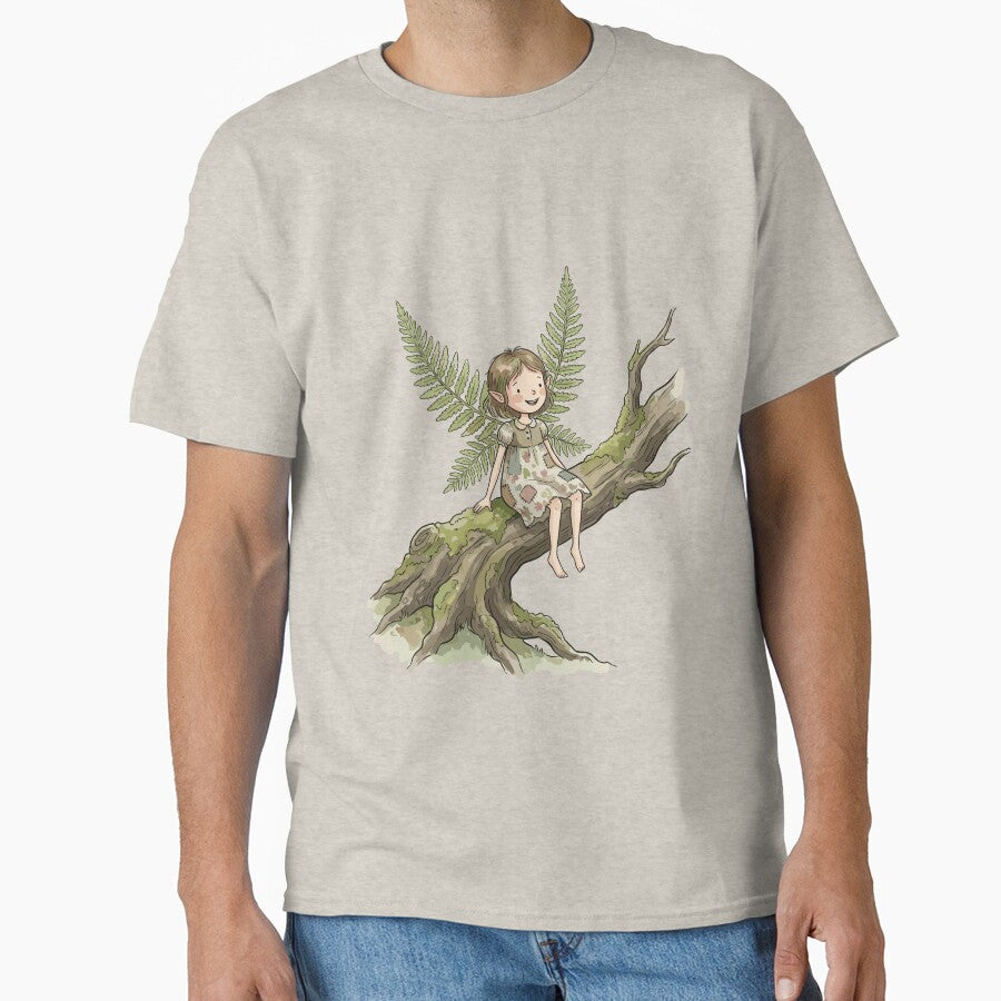 Magical Cottagecore: Fern Frond Fairy by bapupa T-Shirts, Hoodie, Sweatshirt | BlankRebels.com (Image 1)