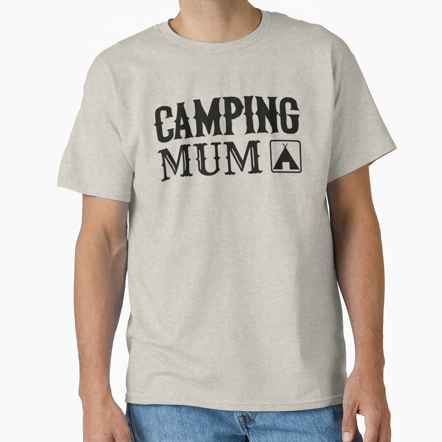 Black Text Camping Mum Fun Camping Design by TrulyEpoque T-Shirts, Hoodie, Sweatshirt | BlankRebels.com (Image 1)